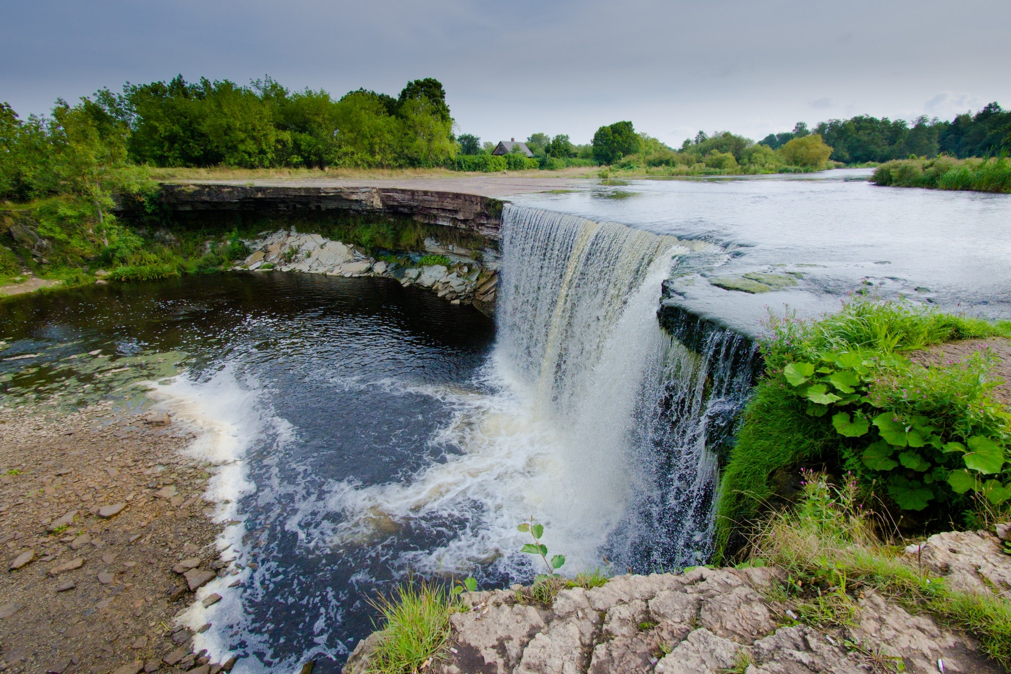 Estonie : chute d'eau de Jagala