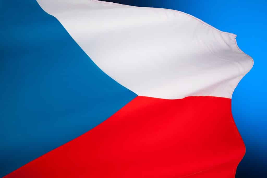 Le drapeau national de la République tchèque
